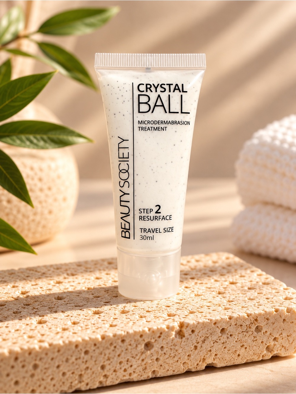 Crystal Ball BeautySociety Microdermabrasion Exfoliant - Travel size